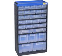 Allit 464650 Réservoir pour petites pièces VarioPlus Pro 53/60 (l x H x P) 300 x 525 x 135 mm noir, bleu 1 pc(s)
