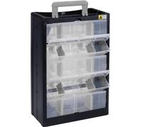 Allit 466260 Réservoir pour petites pièces VarioPlus DrawBox C 40 (l x H x P) 300 x 465 x 155 mm noir, gris 1 pc(s)