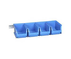 Allit allit Ensemble de boîtes de rangement bleu 600x240x125 mm Quantité:1