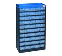 Allit 464610 Réservoir pour petites pièces (l x H x P) 300 x 285 x 135 mm noir, bleu 1 pc(s)