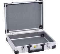 Allit Mallette en aluminium Aluplus L 35 – Solide, multifonctions – Argent