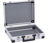 Allit Mallette en aluminium Aluplus L 35 – Solide, multifonctions – Argent