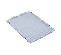 Allit Couvercle cloche PP L600xl400mm gris pour caisses de transport gerbables ALLIT Quantité:1