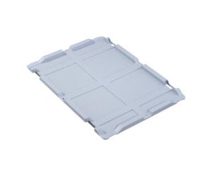 Allit Couvercle cloche PP L600xl400mm gris pour caisses de transport gerbables ALLIT Quantité:1