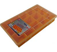 Allit EuroPlus Basic 457220 Boîte de rangement avec 15 compartiments Jaune