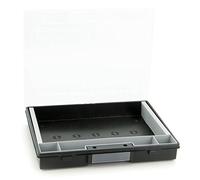 Allit Boîte de rangement EuroPlus Flex 37-3 457204 Noir pour EuroPlus Insert 45