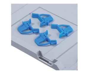 Allit Fermoir coulissant bleu adapté à couvercle cloche ALLIT Quantité:1