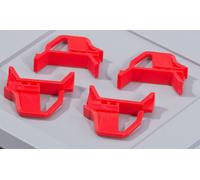 allit Kit de fermeture ProfiPlus EuroBox 4S rouge Kit de 4 pièces