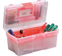 Mallette à Outils Transparente Colorée Allit - Rouge
