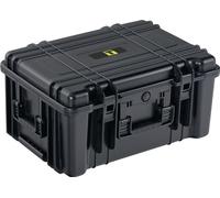 allit valise universelle DinoPlus Outdoor >FR< 24W, noire en polypropylène (PP) résistant aux chocs, avec garniture en mousse,