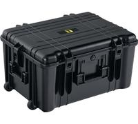 allit valise universelle DinoPlus Outdoor >FR< 26, noire en polypropylène (PP) résistant aux chocs, avec garniture en mousse,