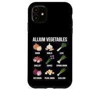 Allium Tableau des légumes Botanique Biologie des Plantes Sciences Coque pour iPhone 11