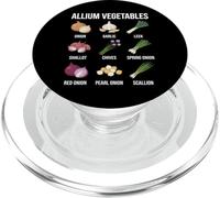 Allium Tableau des légumes Botanique Biologie des Plantes Sciences PopSockets PopGrip pour MagSafe