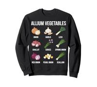 Allium Tableau des légumes Botanique Biologie des Plantes Sciences Sweatshirt
