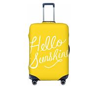 Alliya Goodlooking Hello Sunshine Housse de protection élastique pour valise de 45,7 à 81,3 cm, Noir , XL