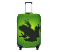 Alliya Green Frog Housse de protection élastique pour valise de 45,7 à 81,3 cm, Noir , M
