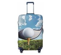 Alliya Housse de protection élastique pour valise de club de golf de 45,7 à 81,3 cm, Noir , XL