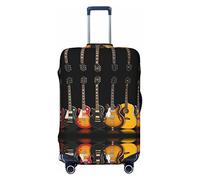 Alliya Housse de protection élastique pour valise de guitare électrique de 45,7 à 81,3 cm, Noir , XL