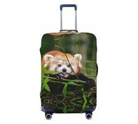 Alliya Little Red Panda Housse de protection élastique pour valise de 45,7 à 81,3 cm, Noir , S