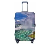 Alliya Niagara Falls Housse de protection élastique pour valise de 45,7 à 81,3 cm, Noir , S