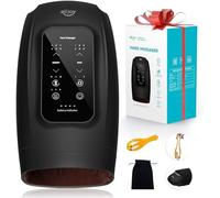 ALLJOY Masseur Électrique pour les Mains - Masseur Main pour Arthrite et Canal Carpien, avec Airbag, Chaleur et 6 Modes, Commande Tactile Sans Fil à 6 Intensités - Soulage Fatigue et Douleurs