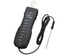 ALLmeter Testeur de clôture électrique 2000-12000 V, 8 indicateurs néon, sans pile, portable pour entretien clôtures bovins chevaux