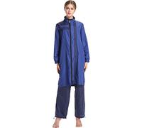 AllMonyba Femmes Musulman Maillot De Bain 3 Pièces Ensemble Islamique Sport Maillots De Bain Beachwear Couverture Complète Burkini avec Bonnet De Natation