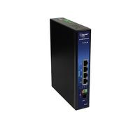 ALLNET ALL-BMI100VDSL2V Pont Réseau Fast Ethernet 10/100 Mbit/s, 4 Ports RJ-45, SNMP, IP30, -20°C à 70°C, Métal, Noir