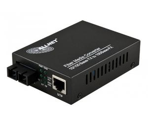 ALLNET ALL-MC102-SC-MM convertisseur de support réseau 100 Mbit/s Multimode Noir