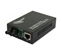 ALLNET ALL-MC107-ST-MM convertisseur de support réseau 100 Mbit/s Multimode Noir