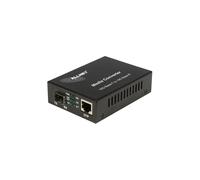 ALLNET ALL-MC109-SFP+ Convertisseur de Média 10GbE, Port RJ-45 Gigabit Ethernet, Fibre SFP+, 10GBASE-T/R, 100m, 5V/2A, Noir