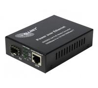 ALLNET ALL-MC202P-SFP1-POE convertisseur de support réseau 1000 Mbit/s Multimode, Monomode Noir