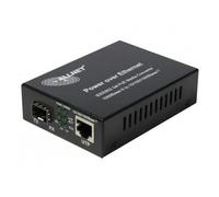 ALLNET ALL-MC202P-SFP1-POE convertisseur de support réseau 1000 Mbit/s Multimode, Monomode Noir