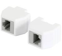 Allnet ALL-RJ45-Magnet Coupleur de sécurité RJ45, prise de raccordement, compatible PoE, jusqu'à 10 Go 193972 mâle, droit blanc