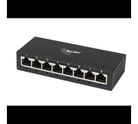 ALLNET ALL-SG8008 : Switch Bureau Non-Géré 8 Ports Gigabit Ethernet RJ45 (10/100/1000) L2, Capacité 16Gbit/s, Boîtier Métal, Sans Ventilateur, Alimentation 5V