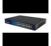 ALLNET ALL-SG8418PM Commutateur Géré 18 Ports Gigabit Ethernet PoE 240W, Capacité 36 Gbit/s, Mémoire 1024MB, IPv4/IPv6 A ormat 19U