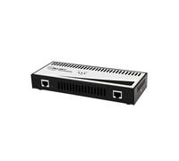ALLNET ALL048600v2 : Convertisseur Ethernet 1000 Mbit/s, 2 ports RJ-45, PoE, boîtier métal noir, compatible IEEE 802.3af/at/u, 80x200x36mm