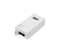 ALLNET ALL0488V6 Adaptateur Injecteur PoE 30V, 2x RJ-45 10/100/1000, IEEE 802.3af/at/u/ab, 100m, Blanc, Alimentation 100-240V, CE/FCC