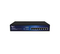 ALLNET ALL8804POE+ Switch Non-Géré L2 Gigabit Ethernet 8 ports RJ45 dont 4 PoE et 2 PoE+, 8000 MAC, Jumbo Frames 9000, 2Mo cache, montage rack