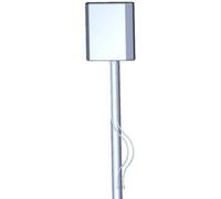 ALLNET Antenne GSM 4dbi MIMO Flat Patch Antenne LTE 2x7m Câble ALL19103