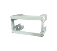 ALLNET Rack Mural 19" Acier Gris, dimensions 500x300x276mm, référence ALL-SWD5304GRAU, poids 4.95kg, montage mural, structure ouverte.