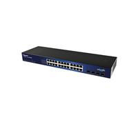 ALLNET Switch Gigabit Ethernet Géré L2 ALL-SG8428M, 24x RJ45 10/100/1000, 4x SFP, VLAN, QoS, Montage 19U, 8K MAC, Non PoE, 15W