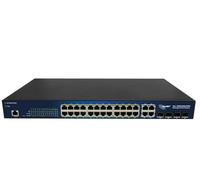ALLNET Switch géré L2 ALL-SG8428V2PM – 24x RJ45 PoE 370W +4x SFP Combo, 56 Gbit/s, VLAN, QoS
