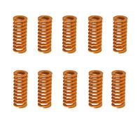 ALLNICE 10 pièces 8mm OD 20mm long léger charge moule de compression mourir printemps jaune