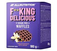 Allnutrition Fitking Delicious Waffles, Vanilla Flavour with Cocoa - 180g