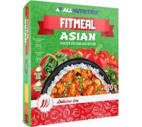 ALLNUTRITION Fitmeal 420 g ASIAN - poulet à la sauce asiatique épicée avec riz / Plats cuisinés / Plats cuisinés savoureux et nutritifs à base de poulet, de sauce délicieuse et d'accompagnement