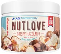 ALLNUTRITION NUTLOVE 500 g Crispy Hazelnut (noisette-chocolat blanc) / Beurres de noix aromatisés / De délicieux beurres de noix au chocolat sans sucre ajouté, sans sel et sans huile de palme