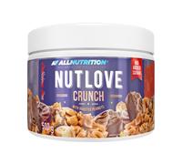 ALLNUTRITION NUTLOVE 500 g Crunch (chocolat au lait-beurre de cacahuète) / Beurres de noix aromatisés / De délicieux beurres de noix au chocolat sans sucre, sans sel et sans huile de palme ajoutés