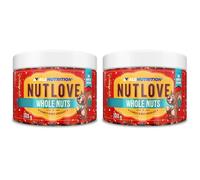 Allnutrition Nutlove Whole Nuts, Peanuts in Milk Chocolate - 300g (Lot de 2)