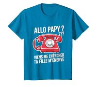 Allo Papy Viens Me Chercher Ta Fille M'enerv Cadeau Humour T-Shirt